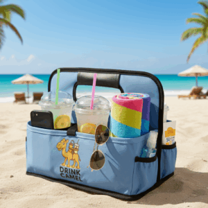 Baby Blue Large Drink Carrier