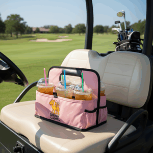 Peach Large Drink Carrier