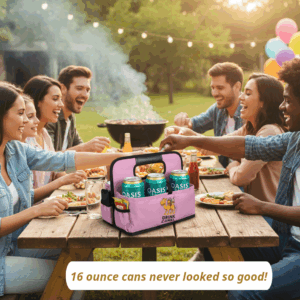 Pastel Pink Large Drink Carrier